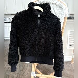 Zara Black Fleece Jacket